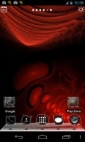 Red Fractal 3D Live Theme mobile app for free download